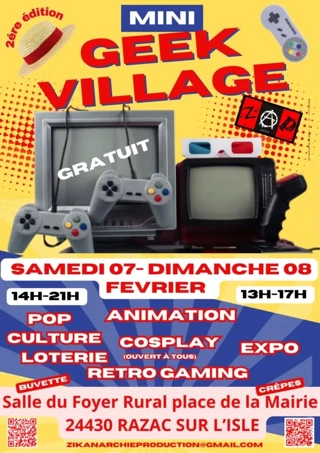 Mini geek village à Razac-sur-l-Isle