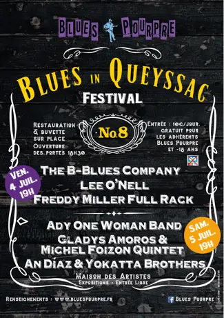 Festival Blues in Queyssac en Dordogne