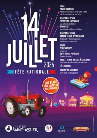 Fête du 14 juillet à Saint-Astier