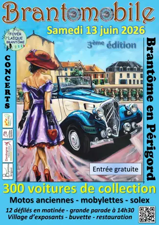 Brantomobile à Brantome en Périgord