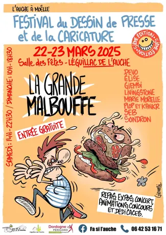 Festival du dessin de presse et de la caricature à Léguillac de L'Auche