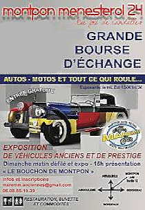 Bourse d'échanges auto-moto à Montpon-Menesterol